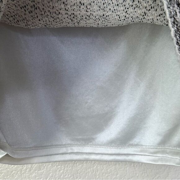 Banana Republic Black Combo Italian Fabric Textured Mini Skirt, Size 4 - Picture 5 of 13